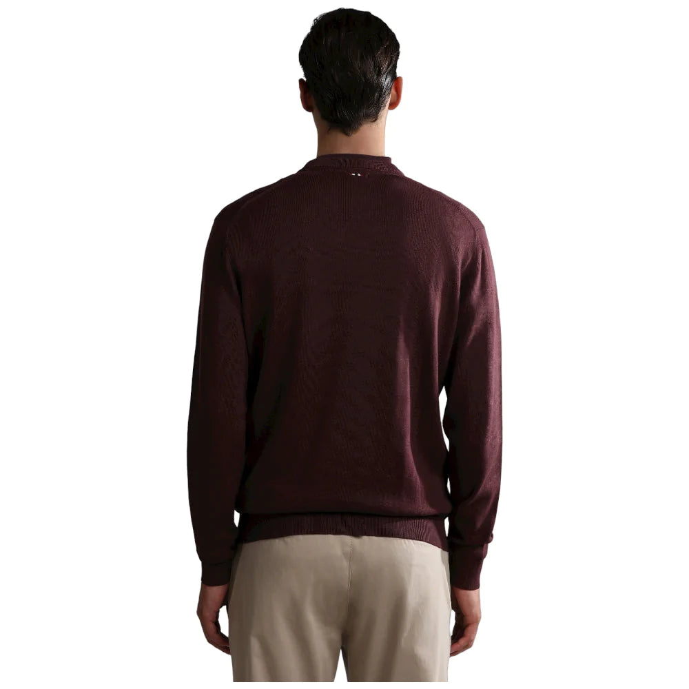 Napapijri maglioncino uomo Droz bordeaux - Prodotti di Classe