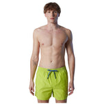 Costume da bagno uomo lime con coulisse blu e girovita elastico