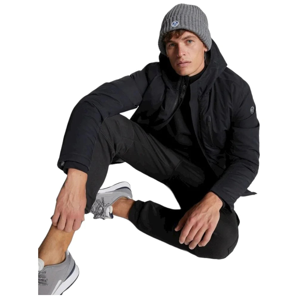 North Sails giacca impermeabile nera Admiral Giubbini North Sails