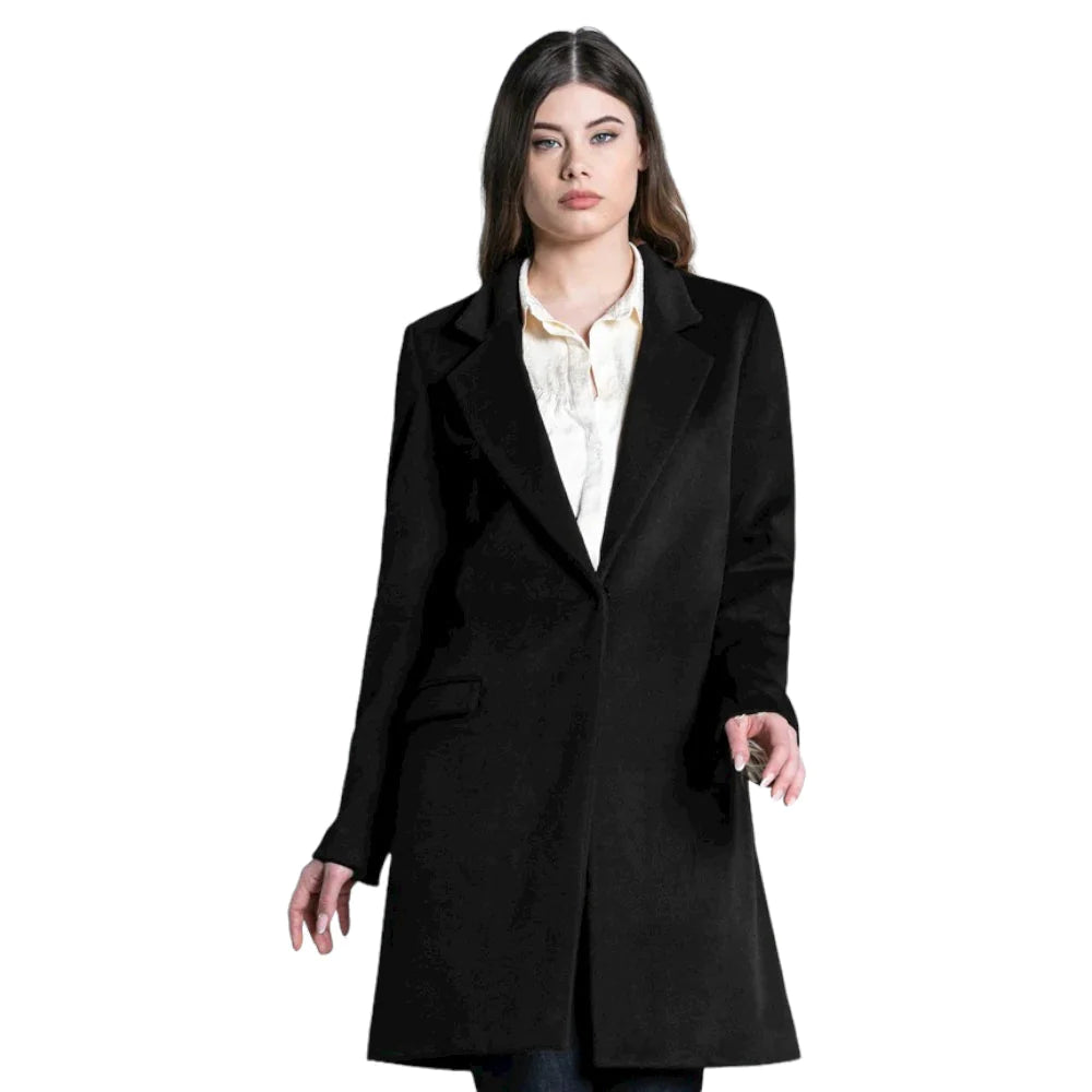 Relish cappotto nero Ovels_A - Prodotti di Classe
