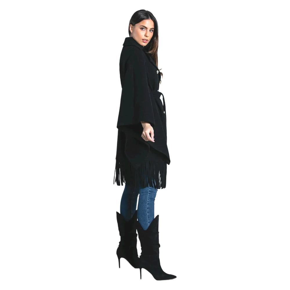Relish cappotto nero Sole - Prodotti di Classe