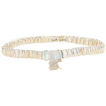 Cintura elastica oro con fibbia decorata a strass