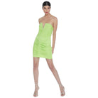 Relish vestito corto verde flou Errai Vestiti Relish