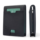 SEI G Portafoglio nero uomo portacarte blocco RFID Portafogli SEI G