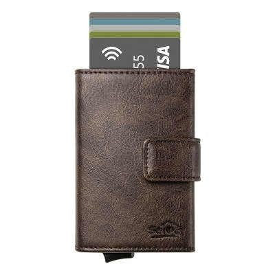 Portafoglio Uomo Sottile Con Protezione RFID - Colore Marrone - 5