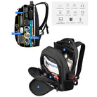 Tigernu zaino impermeabile nero T-B3893 Zaini Tigernu