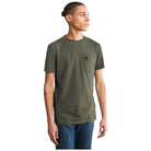 Timberland t-shirt verde con taschino TB0A2CQY T-shirt Timberland