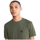 Timberland t-shirt verde con taschino TB0A2CQY T-shirt Timberland