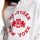 Tommy Hilfiger felpa bianca donna WW0WW39800 Felpe Tommy Hilfiger