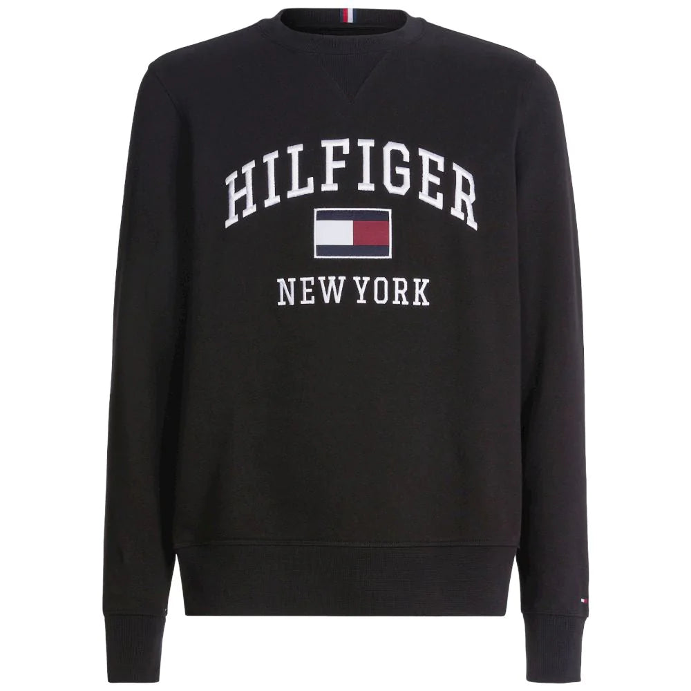 Tommy Hilfiger felpa uomo Modern Varsity nera Felpe Tommy Hilfiger