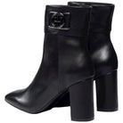 Tommy Hilfiger stivaletti neri punta quadrata Stivaletti Tommy Hilfiger