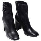 Tommy Hilfiger stivaletti neri punta quadrata Stivaletti Tommy Hilfiger