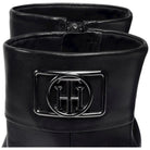 Tommy Hilfiger stivaletti neri punta quadrata Stivaletti Tommy Hilfiger