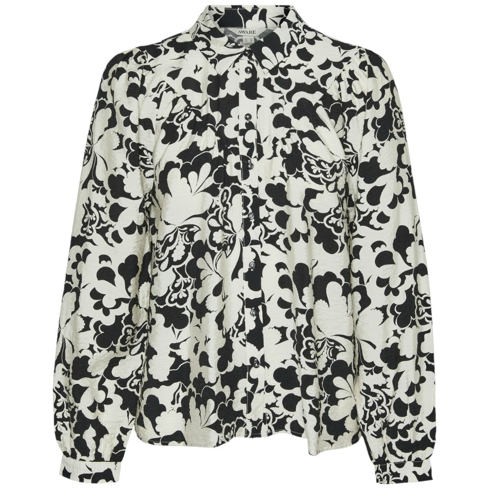 Vero Moda camicia bianca nera Ivone 10301042 Camicie Vero Moda