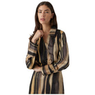 Vero Moda camicia nero beige Tam Tonja 10298906 Camicie Vero Moda