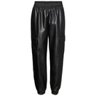 Vero Moda pantalone cargo ecopelle nero10299437 Pantaloni Vero Moda