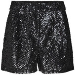 Pantaloncini neri con paillettes