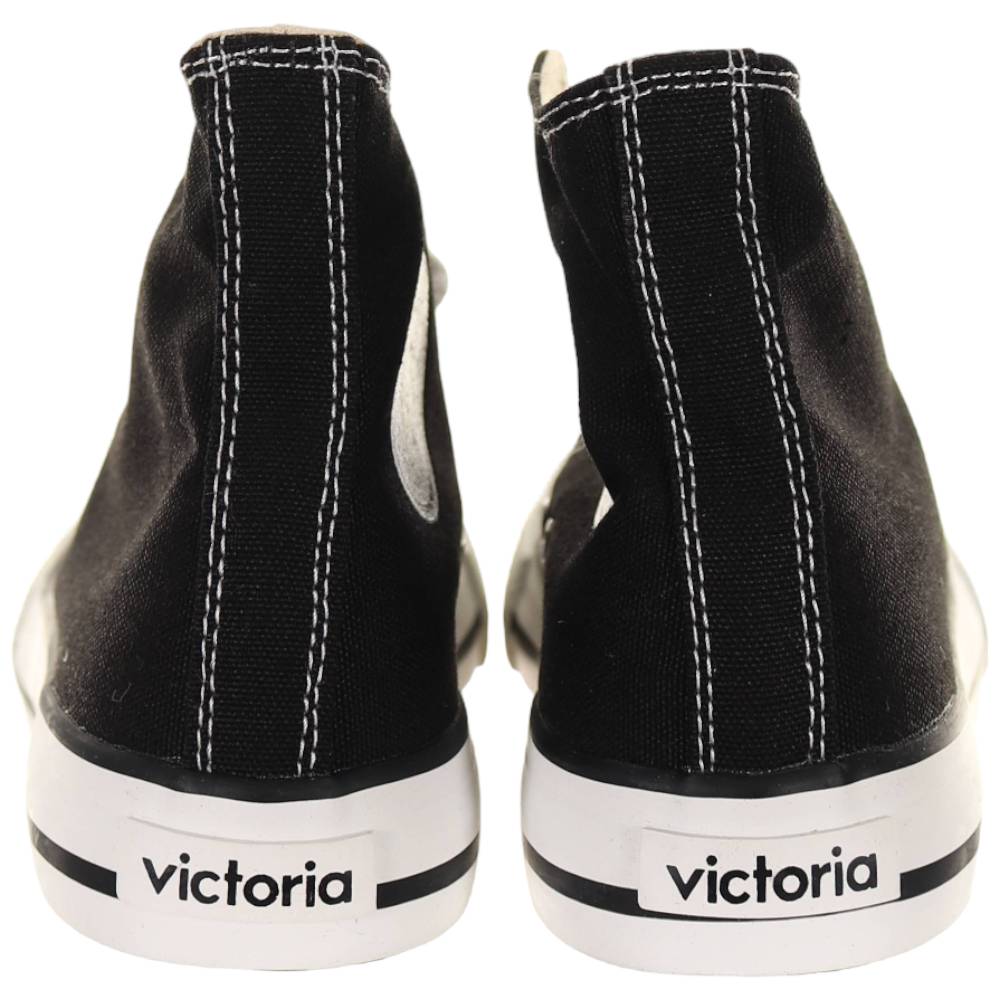 Victoria scarpe nere alte donna Tribu Sneakers Victoria