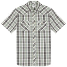 Wrangler camicia manica corta verde W5H8T4100 Camicie Wrangler