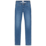 Jeans Wrangler azzurri W14XYLZ88 con chiusura con bottone e tasche anteriori