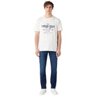 Wrangler jeans Larston Green Fuzz 112341427 Jeans Wrangler