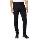 Jeans neri Larston dritti, cinque tasche