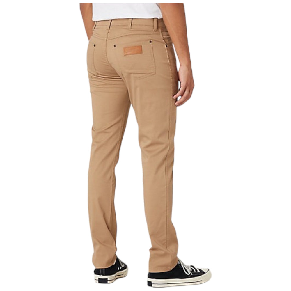 Wrangler pantalone beige Larston slim W18SEAC20 Pantaloni Wrangler
