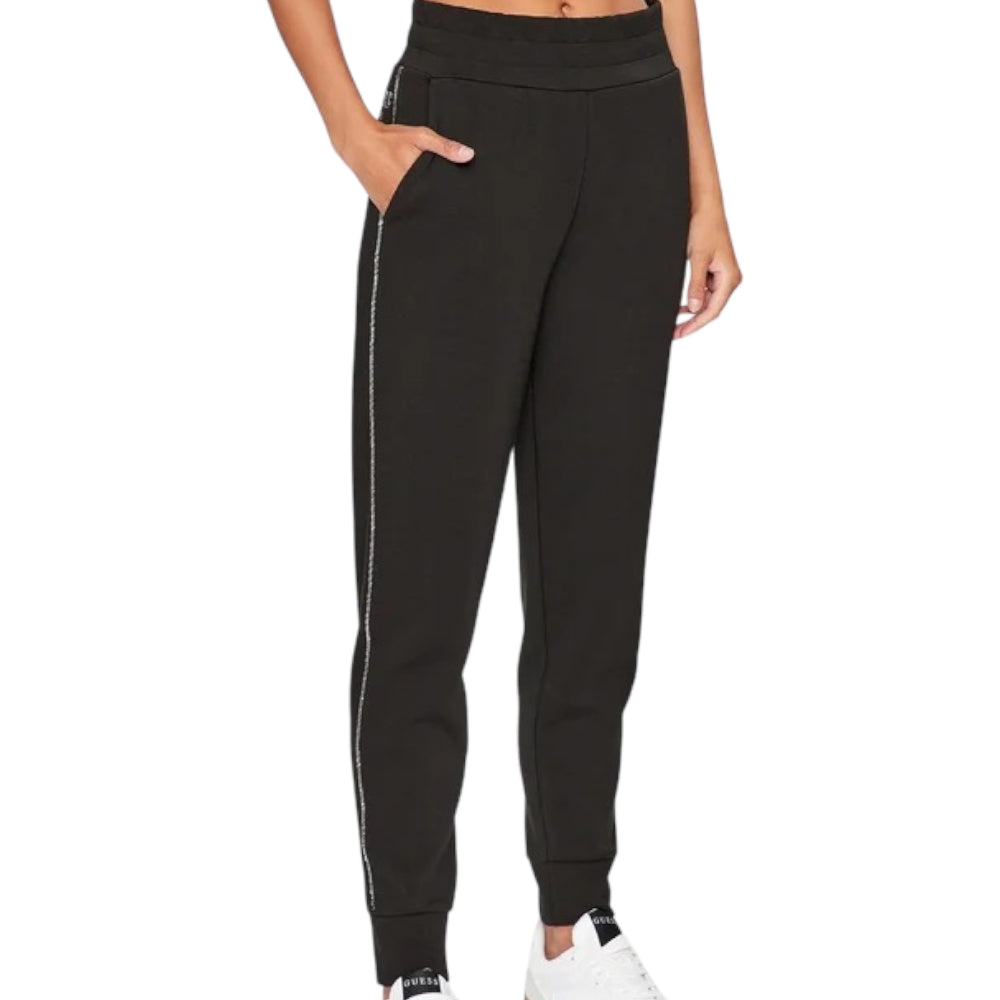 Guess pantalone jogging con strass Chain W3YB18 KB932 - Prodotti di Classe