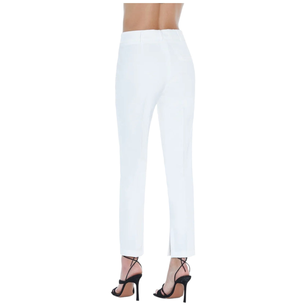 Relish pantalone vita alta bianco Cisarina Pantaloni Relish