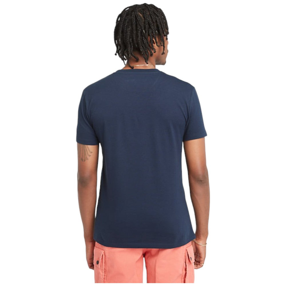 Timberland t-shirt blu Dustan River TB0A2BPR433 T-shirt Timberland