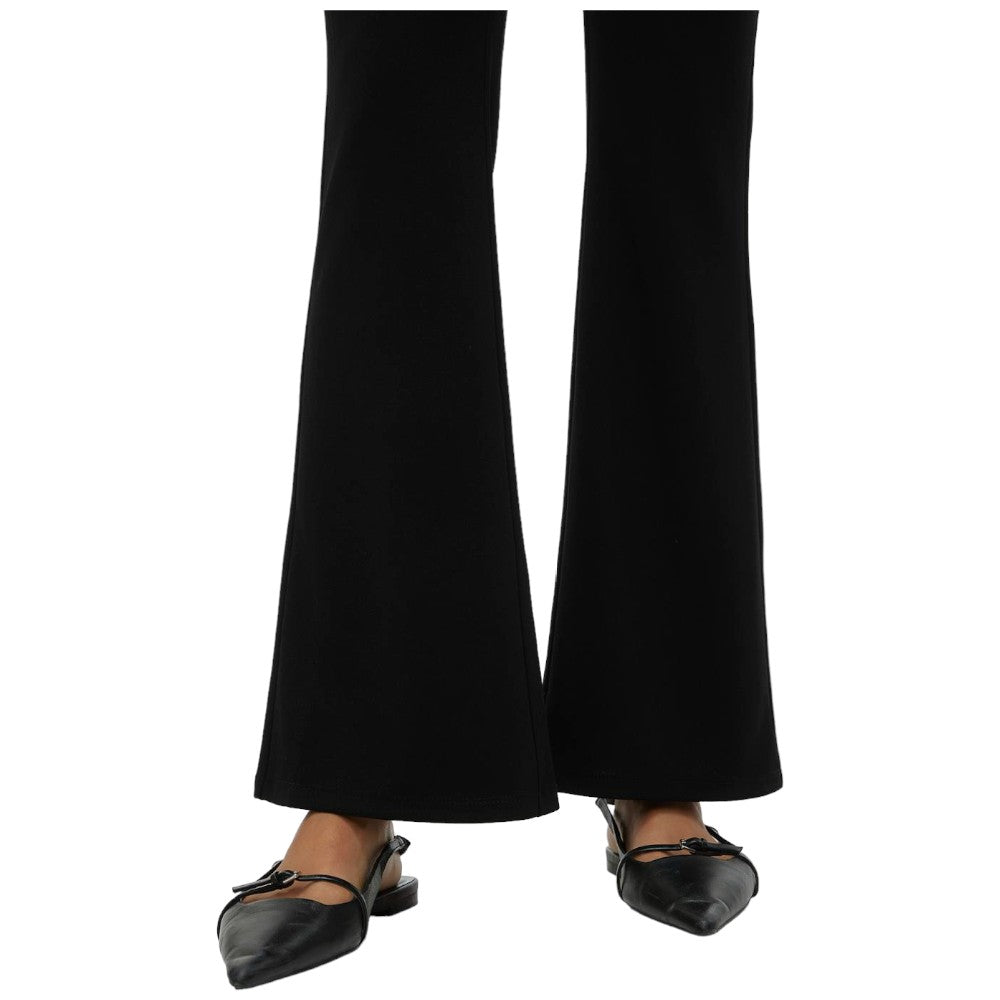 Vero Moda pantalone nero flared 10301597 Pantaloni Vero Moda