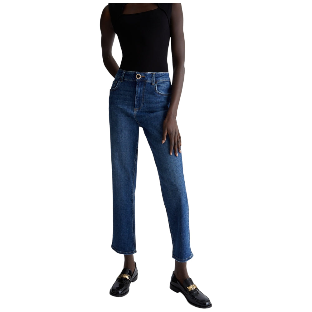 Liu jo jeans vita alta Straight UF3019DS829 Jeans Liu Jo