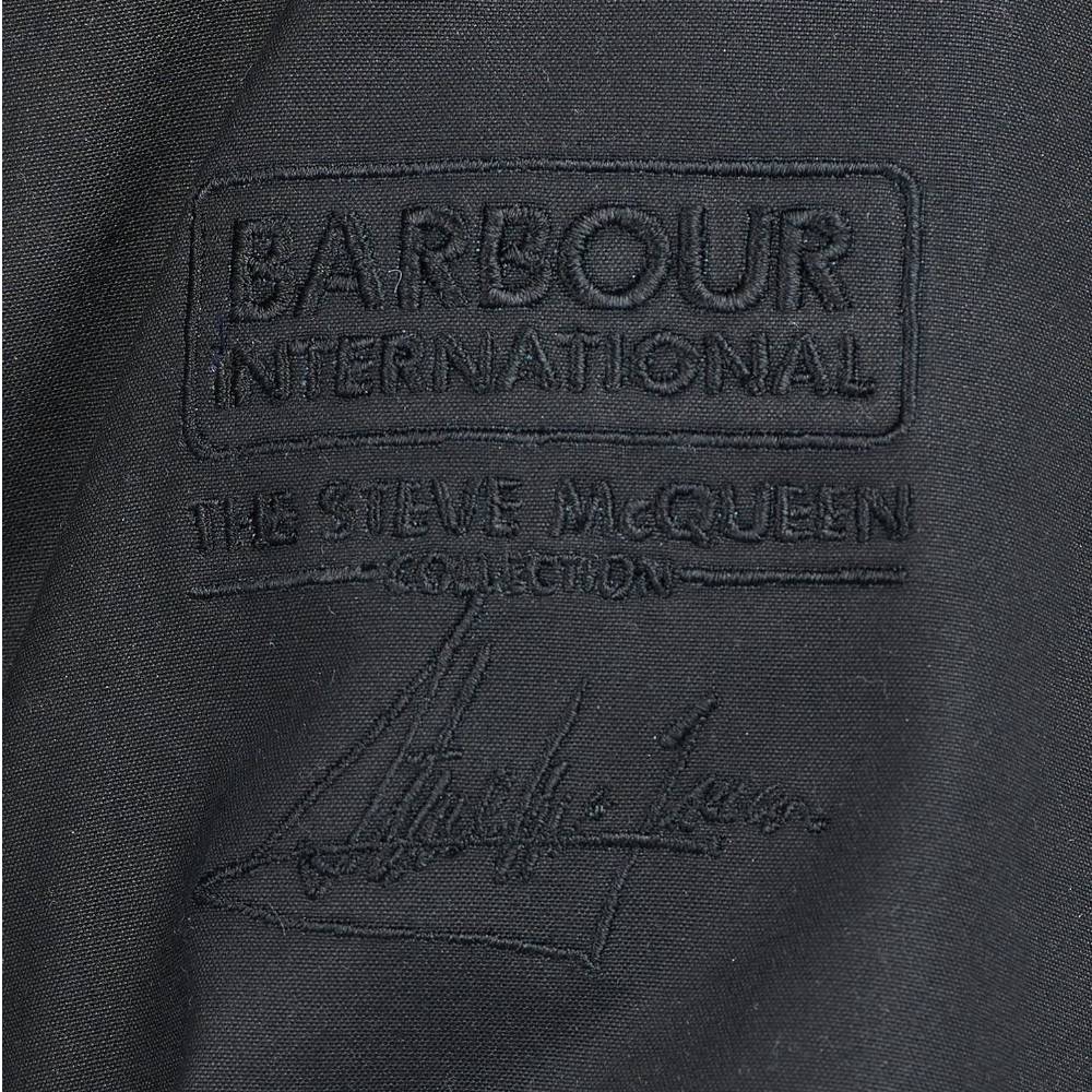 Barbour International giacca bomber Merchant Wax nera MWX0465 Giubbini Barbour International