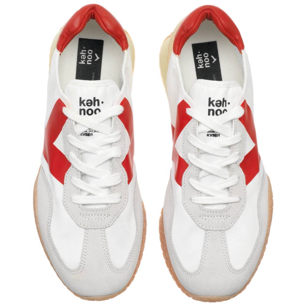 Keh Noo sneakers bianche rosse A00KM9313 - Prodotti di Classe