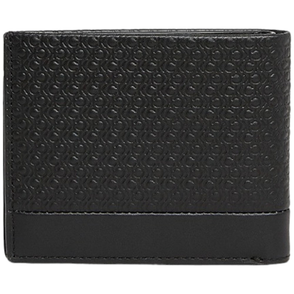 Calvin Klein portafoglio bifold nero logato 5CC coin K50K511378 - Prodotti di Classe