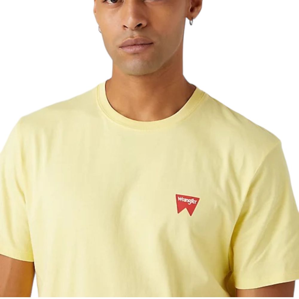 Wrangler t-shirt gialla W70MD3Y36 T-shirt Wrangler