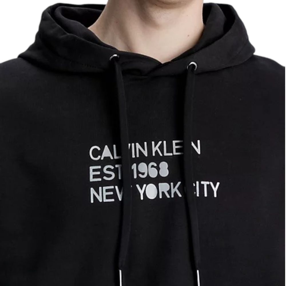 Calvin Klein felpa cappuccio nera K10K111522 Felpe Calvin Klein