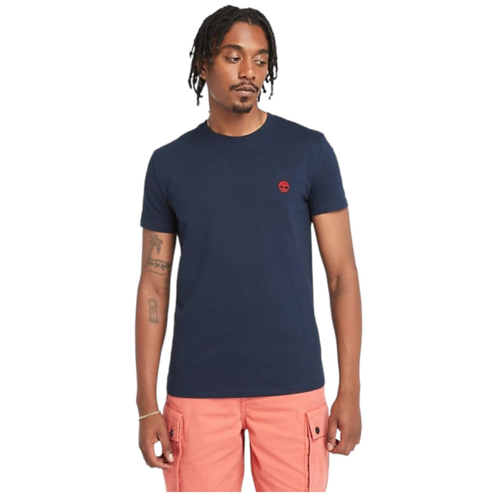 Timberland t-shirt blu Dustan River TB0A2BPR433 T-shirt Timberland