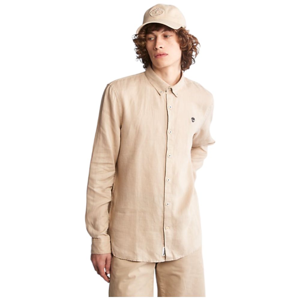 Timberland camicia lino beige TB0A2DC3 - Prodotti di Classe