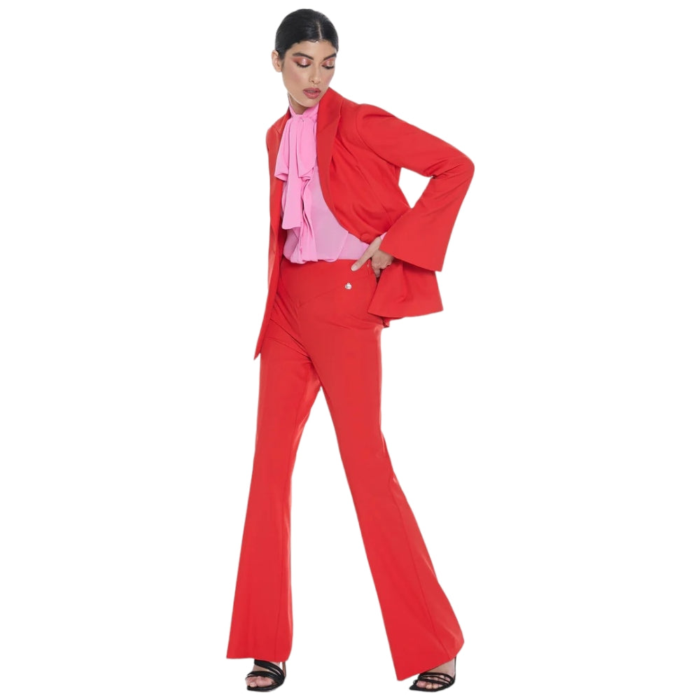 Relish pantalone vita alta rosso Alkaris - Prodotti di Classe