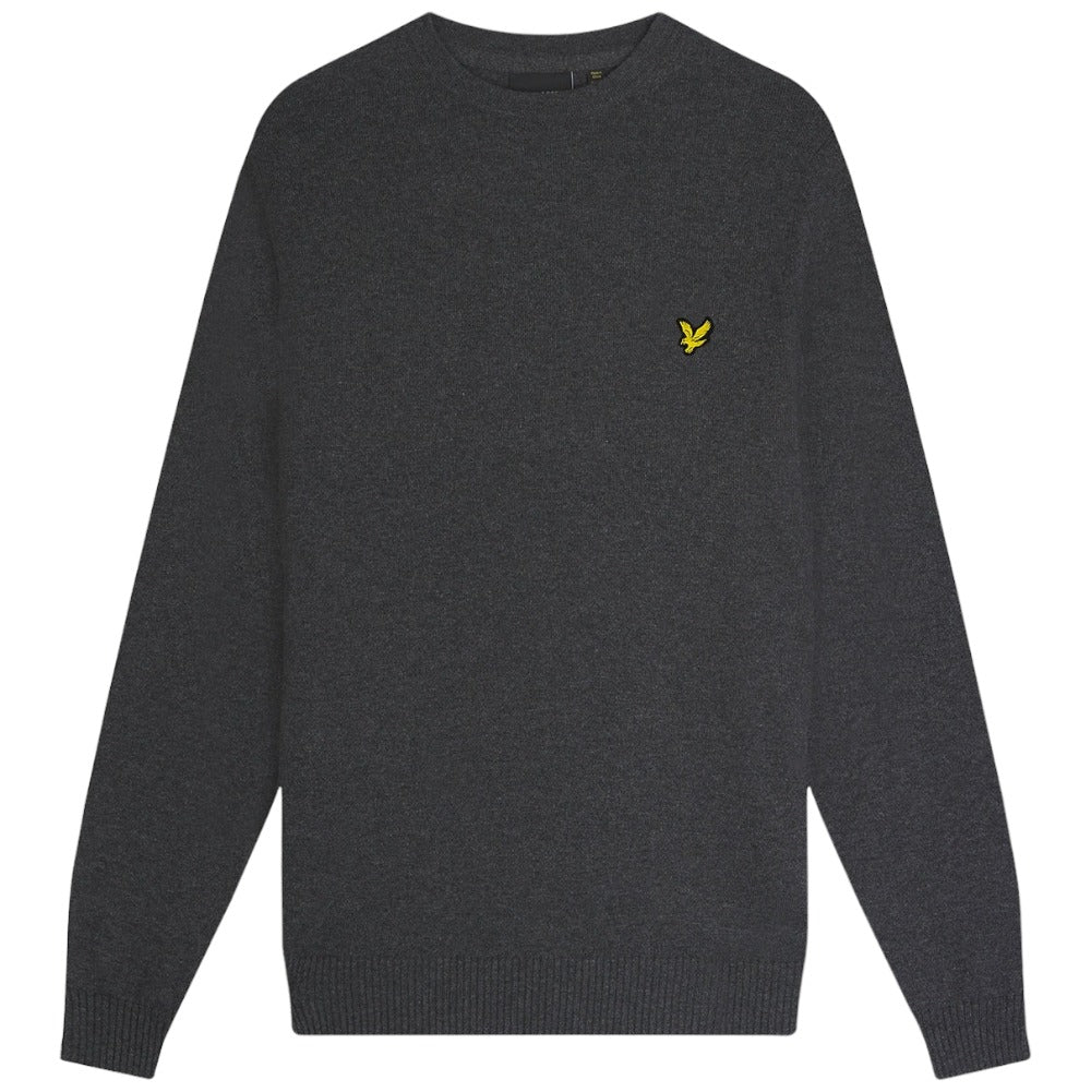 Lyle & Scott maglioncino merino grigio KN400VC Maglieria Lyle & Scott