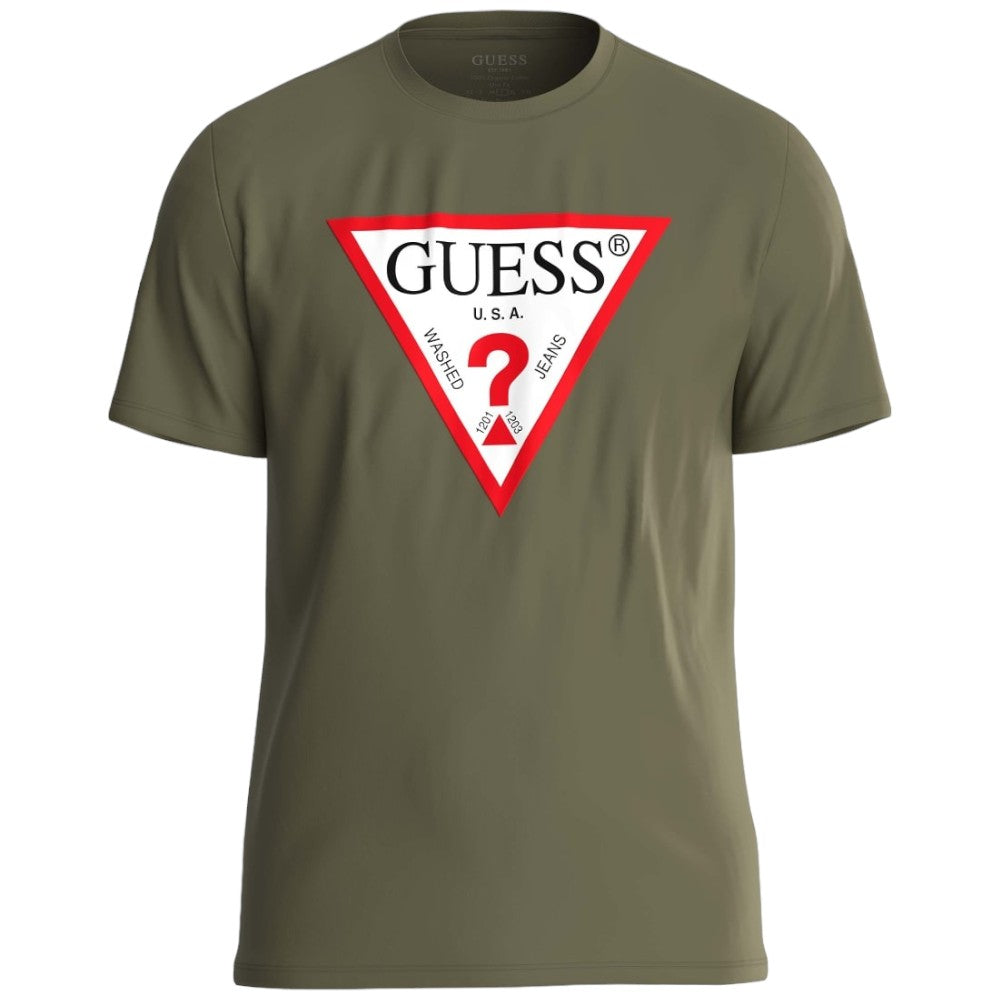 Guess t-shirt verde logo grande M2YI71-I3Z14 T-shirt Guess