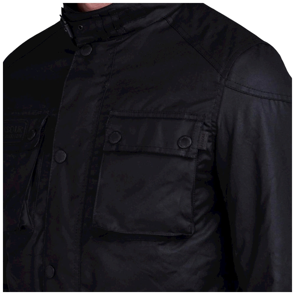 Barbour International giacca cerata nera Blackwell - Prodotti di Classe