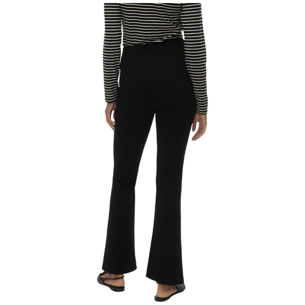 Vero Moda pantalone nero flared 10301597 Pantaloni Vero Moda