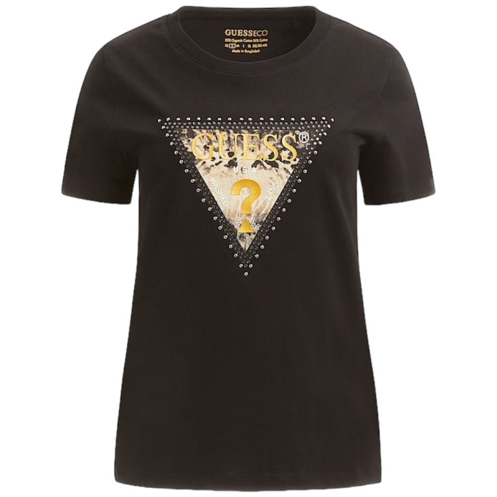 Guess t-shirt nera Animal triangle W3YI41I3Z14 - Prodotti di Classe