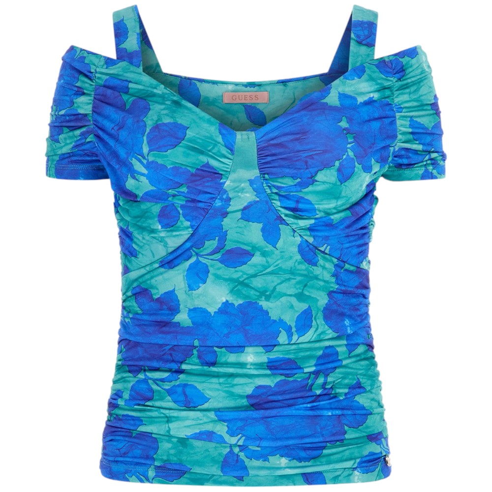 Guess top verde blu Emily W4GP17 KBAC2 Top Guess