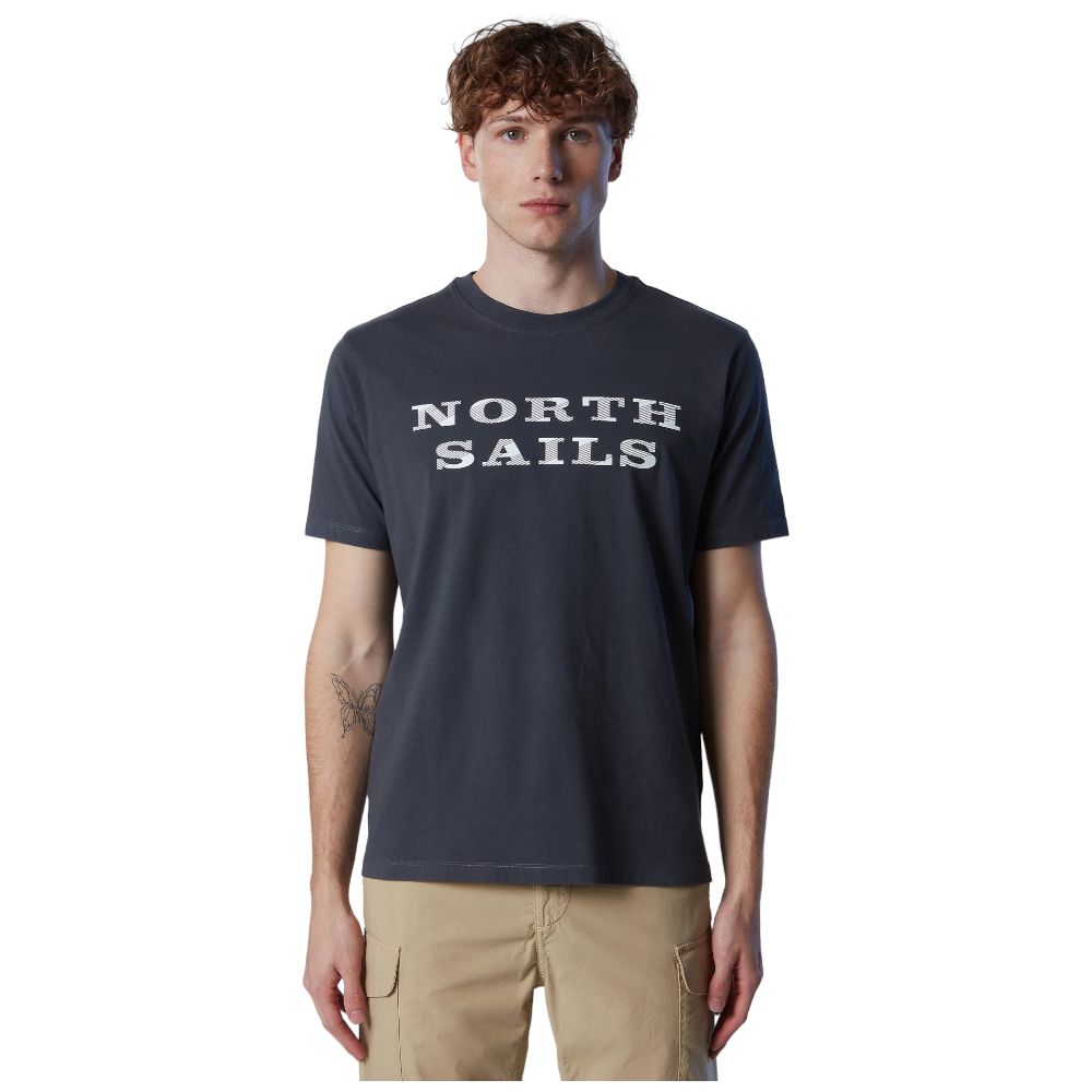 North Sails t-shirt grigio asfalto 692838 T-shirt North Sails