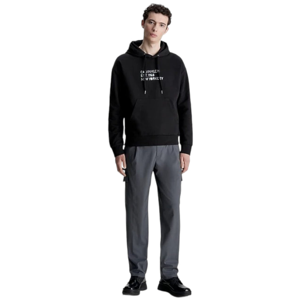 Calvin Klein felpa cappuccio nera K10K111522 Felpe Calvin Klein