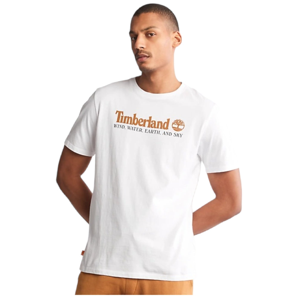 Timberland t-shirt bianca TB0A27J8 T-shirt Timberland