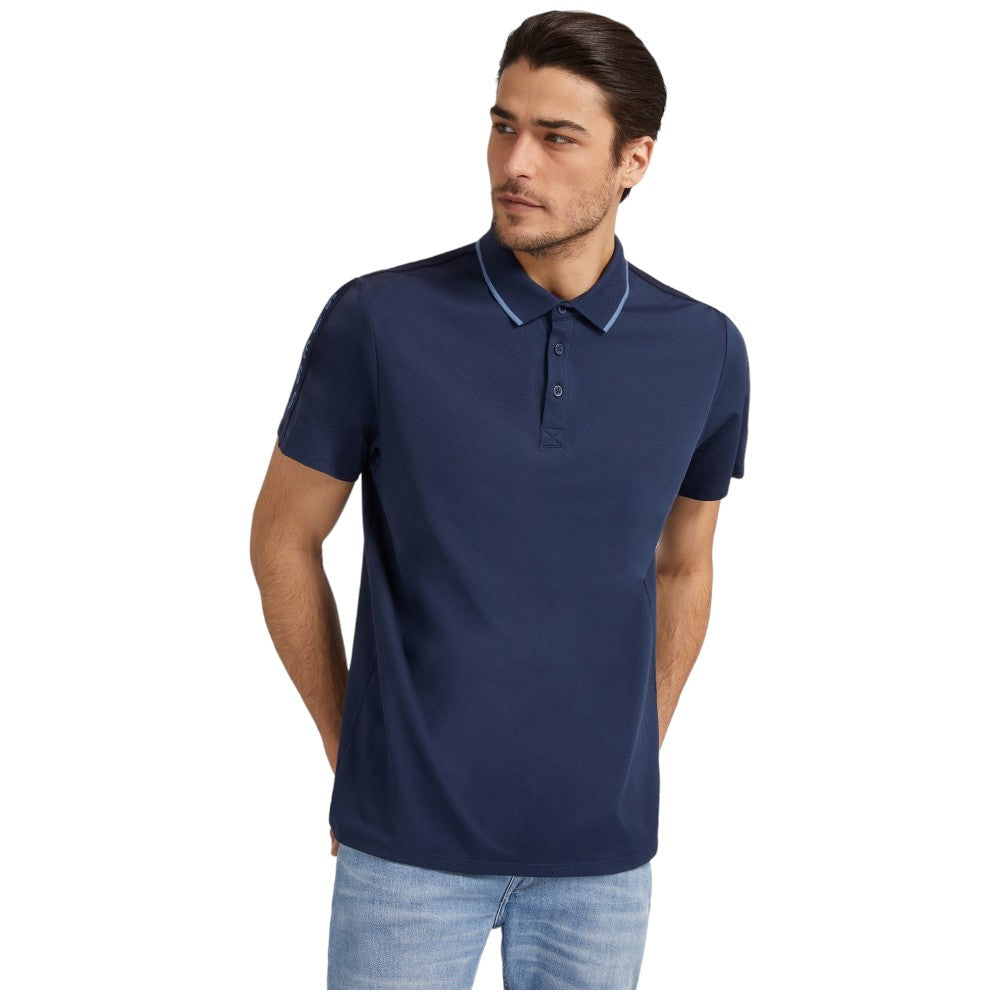 Guess polo blu Paul M2YP25-KARS0 Polo Guess